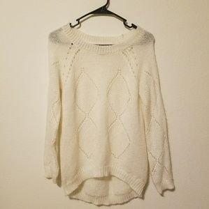 Cozy Light-Weight Cream Sweater